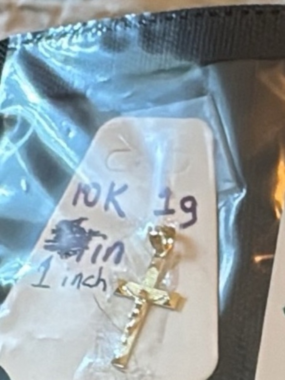 10k stamped acid test Gold Cross Pendant  Gold Cross starts 125$ each